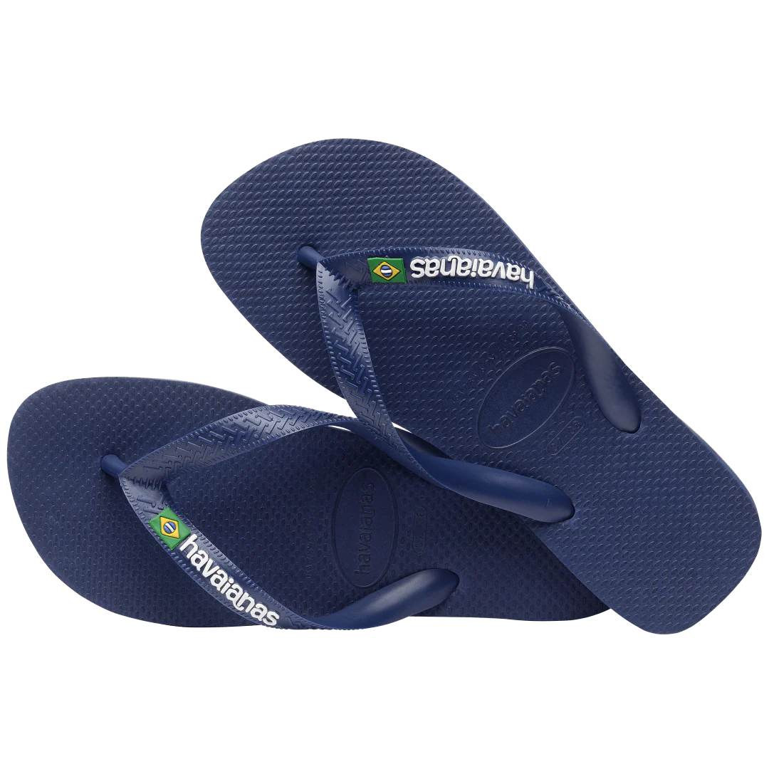 Men's Brazil Logo Flip Flops - Image 4