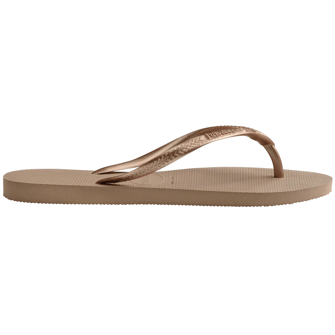 Women's Slim Crystal Flip Flops - Image 3