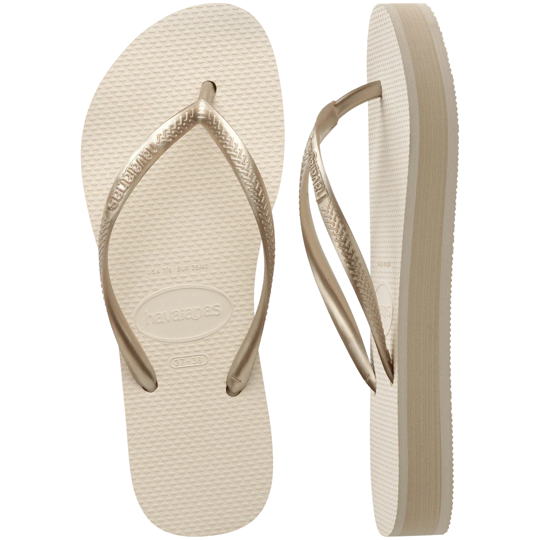 Women's Slim Flatform Flip Flops - Image 5